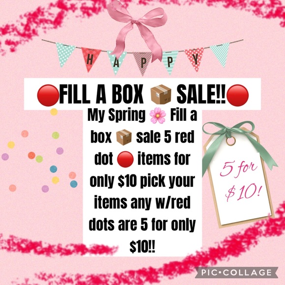 Spring Fill-A-Box Sale Sign - Picture 2 of 2